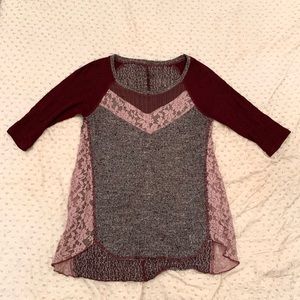 Free People Lace Sweater